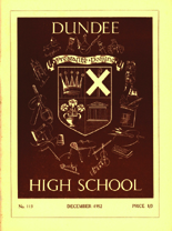 DUNDEE HIGH SCHOOL MAGAZINE, No. 113 DECEMBER 1952
