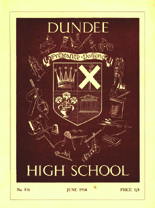 DUNDEE HIGH SCHOOL MAGAZINE, No. 116 JUNE 1954