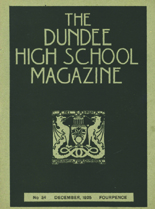 DUNDEE HIGH SCHOOL MAGAZINE, No. 34 DECEMBER 1925