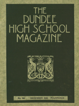 DUNDEE HIGH SCHOOL MAGAZINE, No. 58 DECEMBER 1933